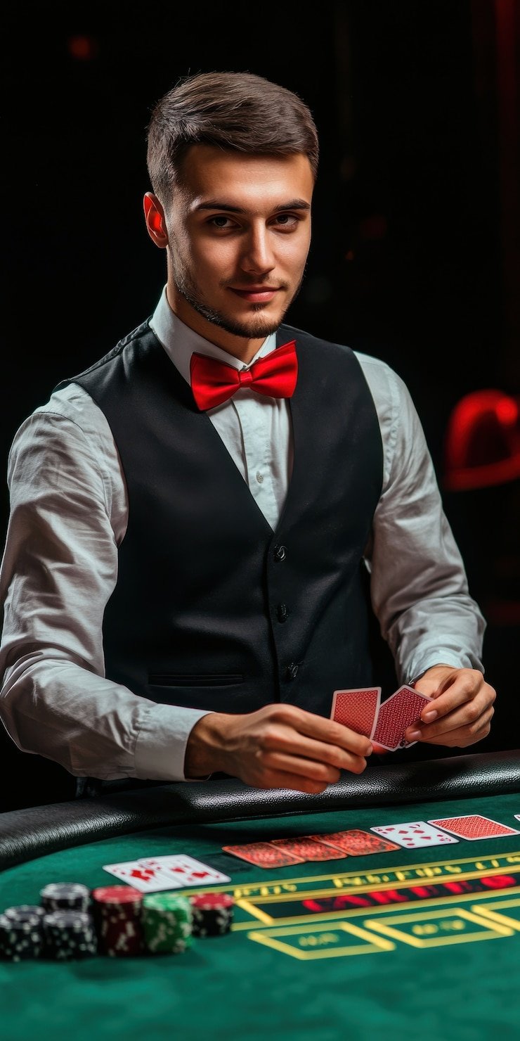 Mobile phone showing live-dealer roulette table on jagat88 login